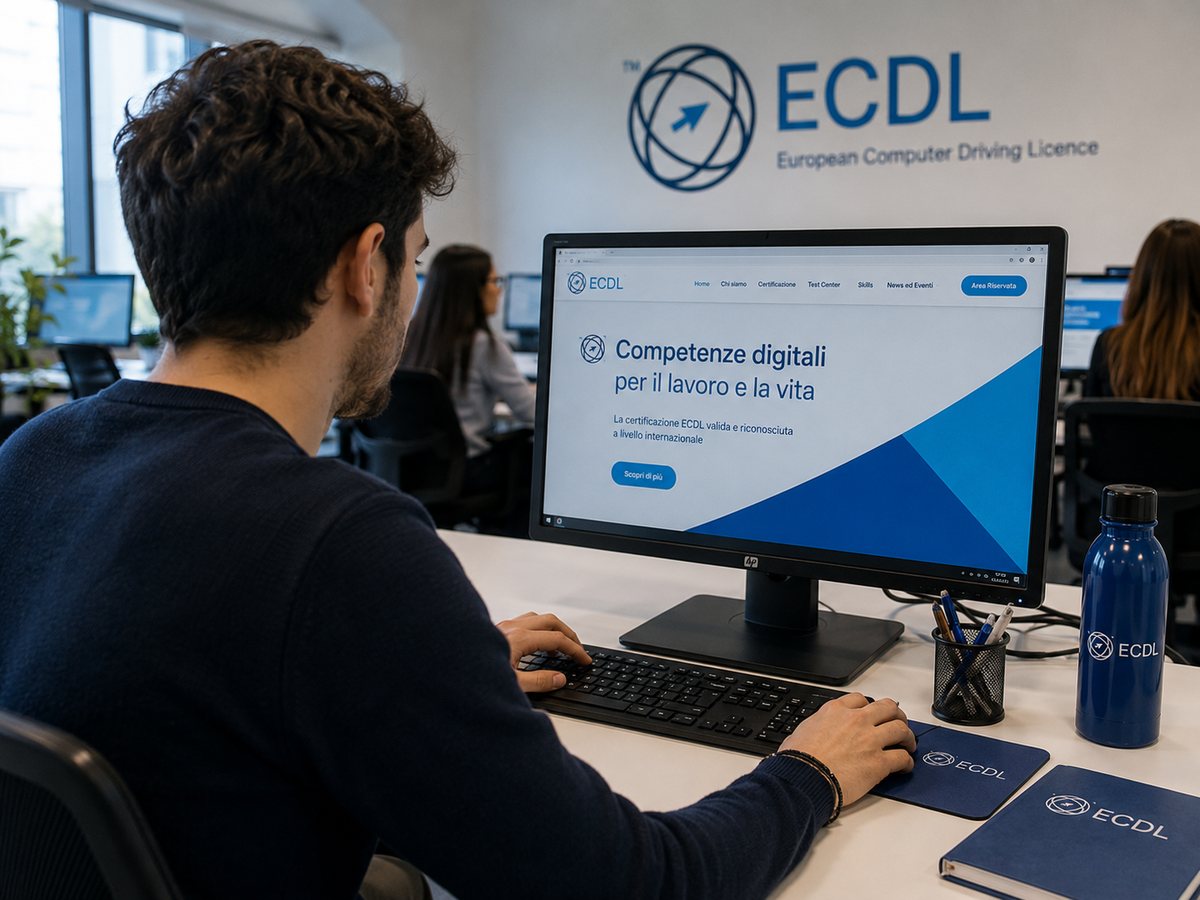 Immagine 📚 Corsi ECDL ECDL (European Computer Driving Licence) è il patentino europeo del