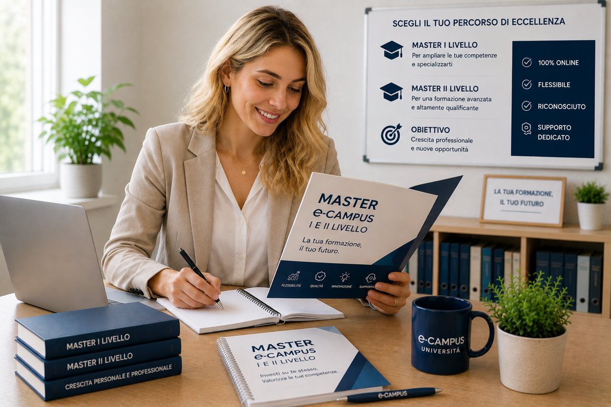 Immagine 🎓 Master eCampus (I e II Livello) I Master eCampus sono programmi accademici di