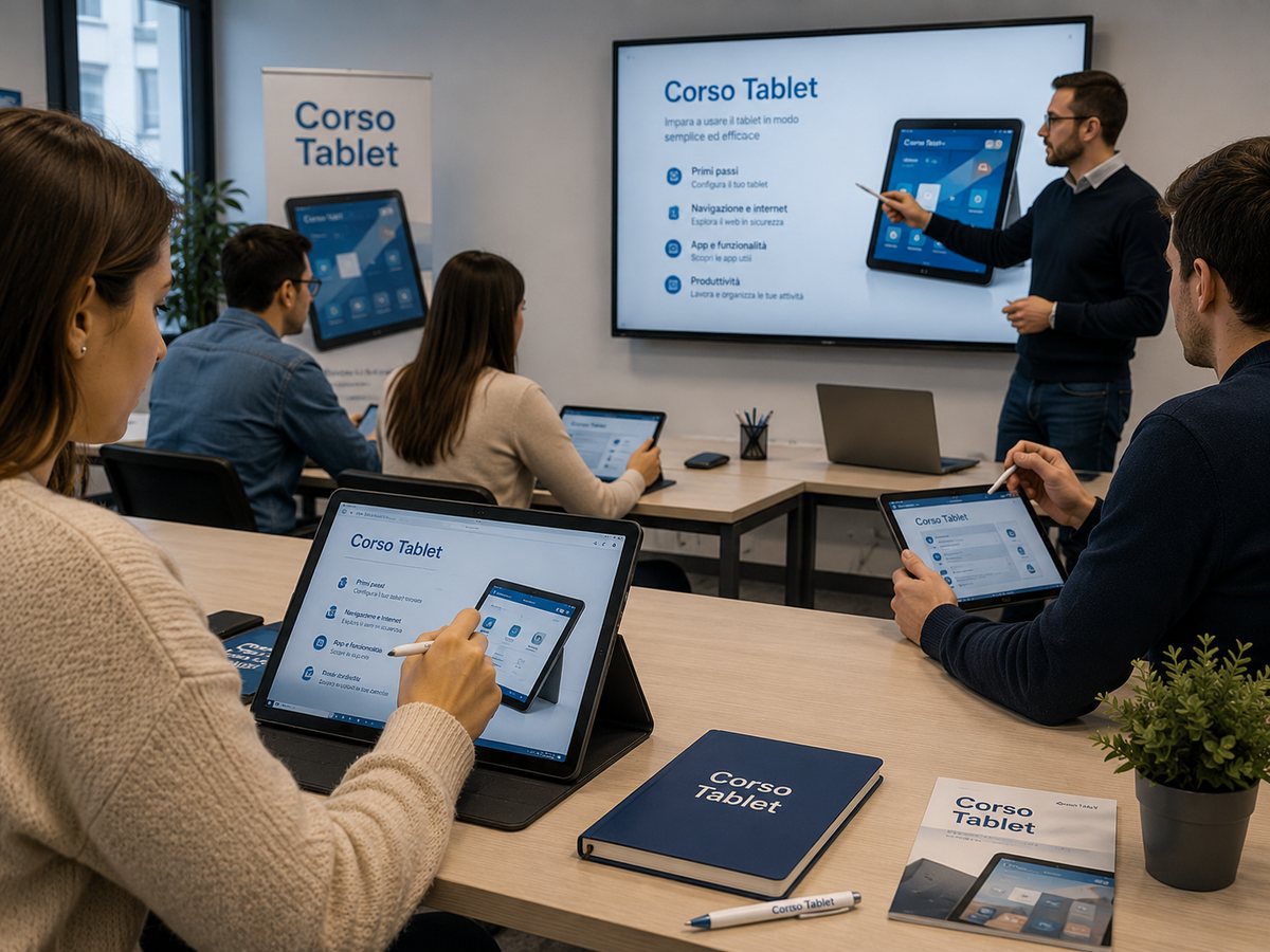 Immagine 📱 Corsi Tablet Se vuoi imparare a usare tablet e dispositivi mobili in modo prof